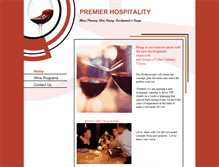 Tablet Screenshot of premierhospitality.biz