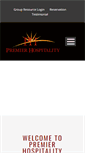 Mobile Screenshot of premierhospitality.net