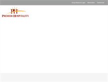 Tablet Screenshot of premierhospitality.net